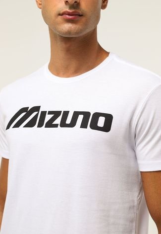 Camiseta Mizuno Big Logo Branca