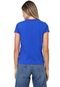 Camiseta Lauren Ralph Lauren Reta Azul - Marca Lauren Ralph Lauren