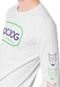 Camiseta Doc Dog Manga Longa Estampada Branca - Marca Doc Dog