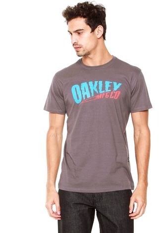 Camiseta Oakley Electric Bark Cinza