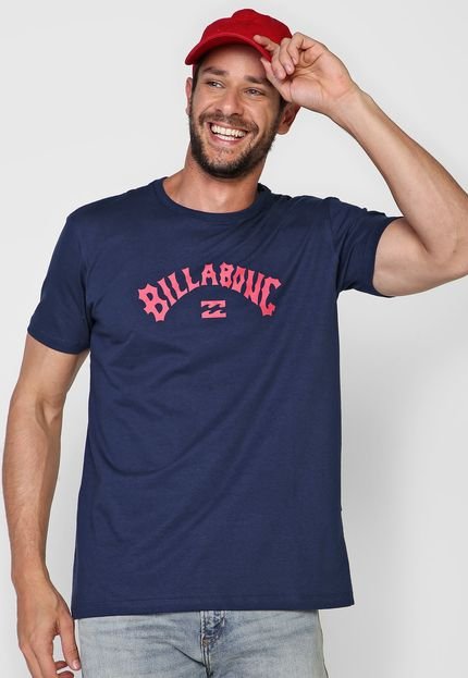 Camiseta Billabong Arch Wave Azul-Marinho - Marca Billabong