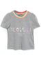 Camiseta Colcci Kids Menina Lettering Cinza - Marca Colcci Kids