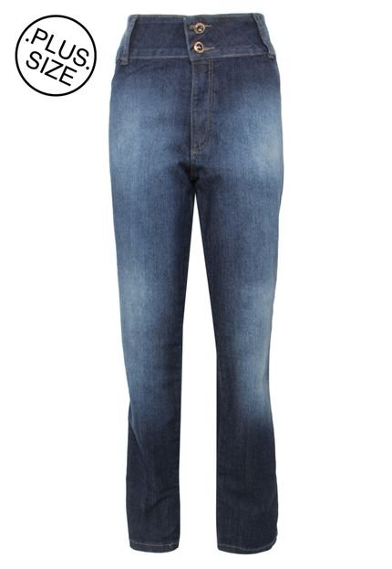 Calça Jeans Biotipo Cigarrete Estonada Azul - Marca Biotipo