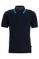Camisa Polo BOSS Polston Azul - Marca BOSS