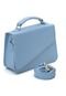 Bolsa Pequena Feminina de Mão e Tiracolo Bolsinha Transversal Clutch Mini Bag Azul - Marca Selten