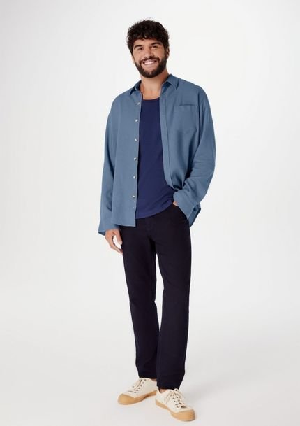 Calça Jeans Masculina Slim - Azul - Marca Hering
