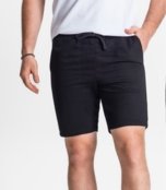 Bermuda Masculina Plus Size Moletom Diametro Preto - Marca Diametro basicos