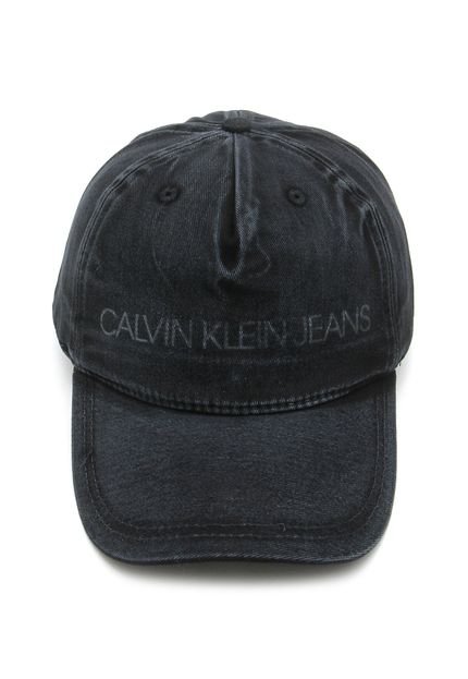 Boné Calvin Klein Strapback Estonado Azul - Marca Calvin Klein