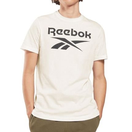 Camiseta Reebok Big Logo Masculina Off White - Marca Reebok