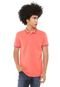 Camisa Polo Colcci Reta Listras Laranja - Marca Colcci