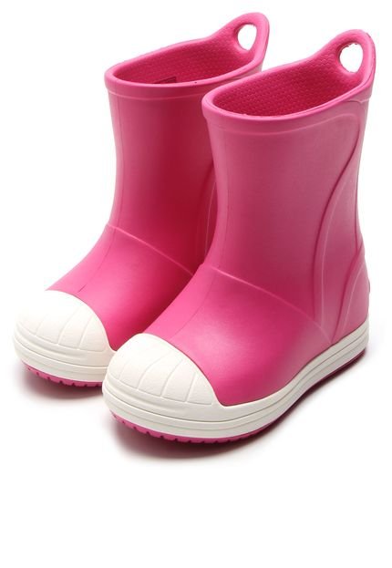 Galocha Crocs Bump It Boot Rosa - Marca Crocs