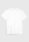 Camiseta Lacoste Kids Infantil Logo Branca - Marca Lacoste Kids