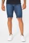 Bermuda Jeans Masculina Casual Com Elastano Premium E Bolsos - Marca Zafina