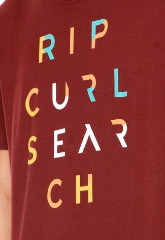 Camiseta Rip Curl Ripasearch Vinho
