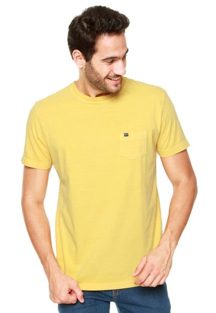 Camiseta Richards Bolso Amarela - Marca Richards