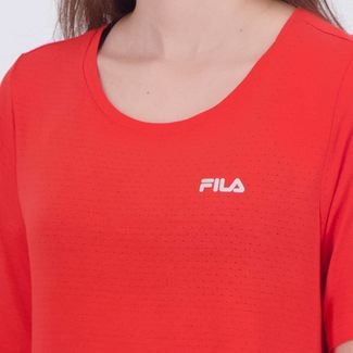 Camiseta Fila Future Sports Flow Feminina Vermelha