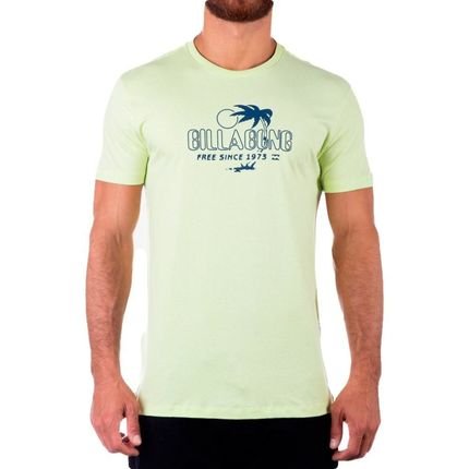 Camiseta Billabong Lounge II Masculina SM23 Amarelo Claro - Marca Billabong