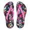 Chinelo Kenner Ibiza Pro Botanic Feminino - Preto e Rosa - Marca 745