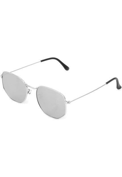 Óculos de Sol FiveBlu Geométrico Prata - Marca FiveBlu