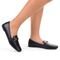 Sapato Feminino Mocassim CM Calçados Bico Quadrado Confort Sapatilha Social Preto - Marca Monte Shoes