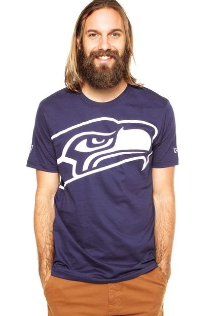 Camiseta New Era Seattle Seahawks Azul - Marca New Era