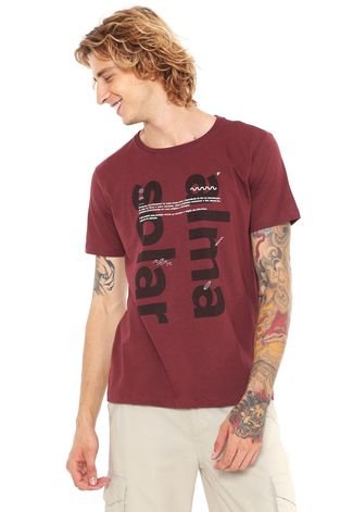 Camiseta Redley Alma Vertical Vinho