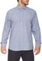 Camisa Yacht Master Reta Azul - Marca Yacht Master