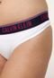 Calcinha Calvin Klein Underwear Fio Dental Logo Branca - Marca Calvin Klein Underwear