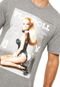 Camiseta ...Lost Playdoll Cinza - Marca ...Lost