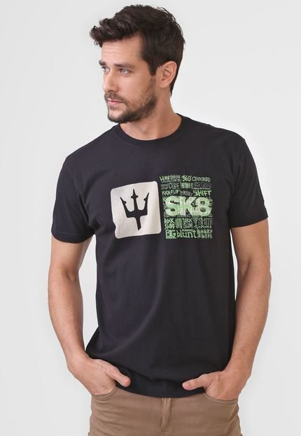 Camiseta Osklen Estampada Preta - Marca Osklen