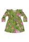 Vestido em Molecotton para Bebê Menina Quimby Verde - Marca Quimby
