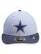 Boné New Era 5950 Low Crown Dallas Cowboys Cinza - Marca New Era