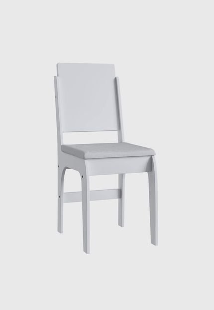 Cadeira MDF 916 Par Branco Móveis Canção - Marca Móveis Canção