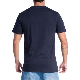Camiseta Quiksilver Word Block Plus Size SM24 Azul Marinho