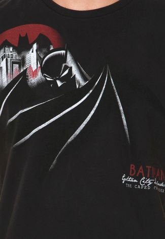 Camiseta Fashion Comics Batman Preta