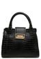 Bolsa Couro Jorge Bischoff Textura Preto - Marca Jorge Bischoff