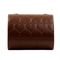 Bolsa Pequena Tiracolo Com Alça Em Corrente Bordado Em Coração De Alta Costura E Metais Reforçados Caramelo - Marca WILLIBAGS