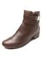 Bota Comfortflex Fivela Marrom - Marca Comfortflex