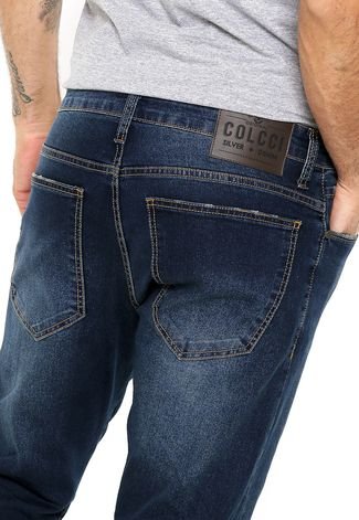 Calça Jeans Colcci Slim John Azul-Marinho