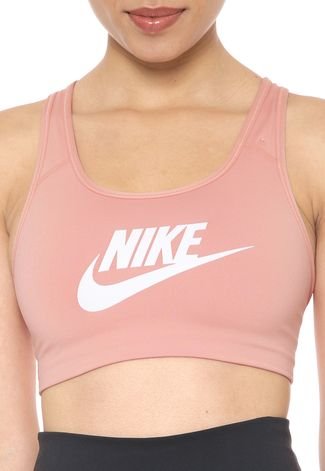 Top Nike Pro Bra Rosa - Compre Agora