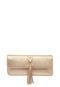 Clutch Capodarte Tassel Dourada - Marca Capodarte