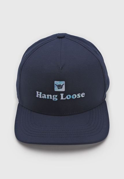 Boné Aberto Hang Loose Aba Curva Tie Dye Azul-Marinho - Marca Hang Loose
