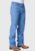 Calça Masculina HNO Jeans Carpinteira Country Reforçada Azul Claro - Marca HNO Jeans