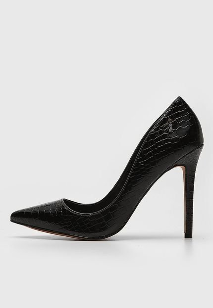 Scarpin Santa Lolla Croco Preto - Marca Santa Lolla