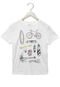 Camiseta Colcci Fun Manga Curta Bike Branco - Marca Colcci Fun