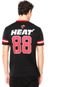 Camiseta NBA Premium Miami Heat Preta - Marca NBA
