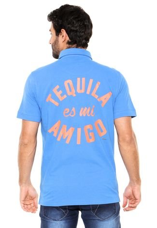 Camisa Polo Sergio K Tequila Azul