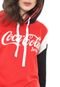 Moletom Fechado Coca-Cola Jeans Estampado com Capuz Vermelho - Marca Coca-Cola Jeans