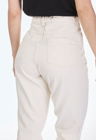 Calça HNO Jeans Básica Em Sarja Off White