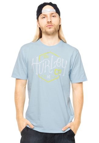 Camiseta Manga Curta Hurley Star Azul